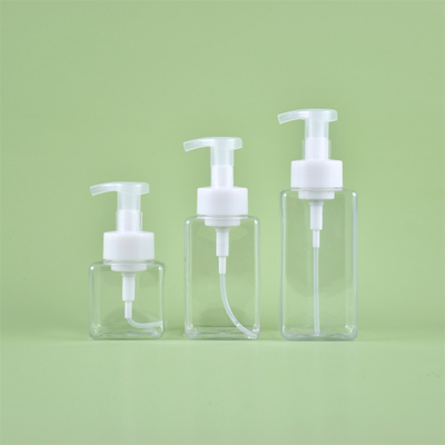 PETG Foam Foam Bottle Cosmetic Plastic Cosmetics In Separate Shampoo Square Foam Bottle By Kinpack